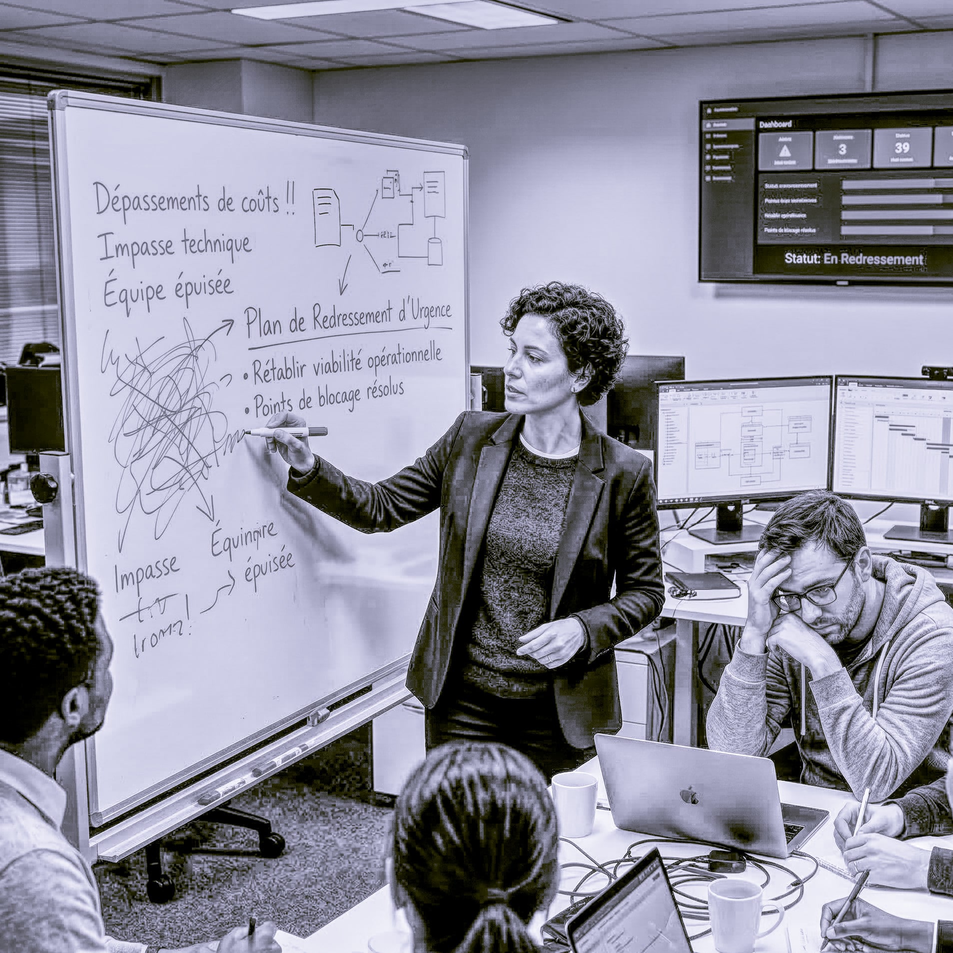 Le défi du redressement de projet d'urgence